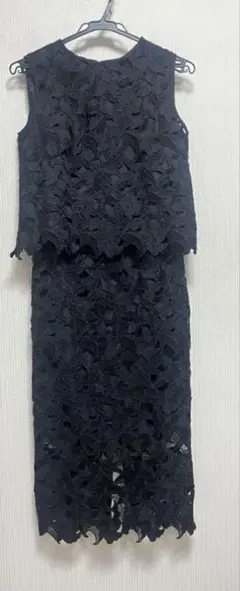 美品　FRAY I.Dレースセットアップ　ブラック