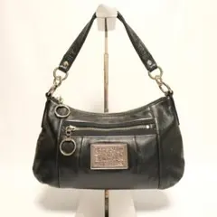 【極美品】Coach Poppy leather Shoulder Bag