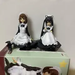けいおん！ 中野梓 平沢唯メイドフィギュア最終値下げ