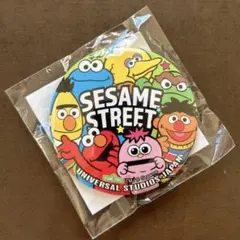 セサミストリート バッジ 約7cm　USJ 非売品／SESAME STREET