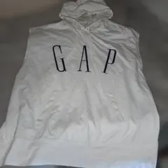 GAP ホワイト フード付きベスト