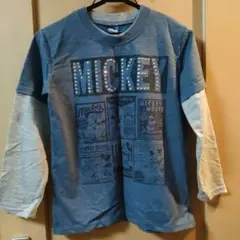 キッズ150 Disney Mickey Mouse 長袖Ｔシャツー