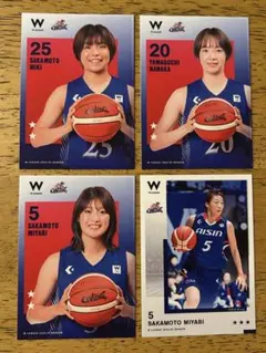 Wリーグ トレーディングカード　アイシン4枚セット