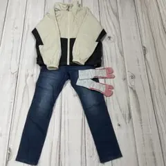 ワークマンドローコード付きジャケット+パンツ+靴下 セットアップ