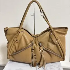 Y2K フェラガモ 肩掛け ガンチーニ レザー ハンドバッグ