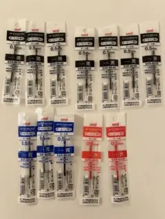 ジェットストリーム替芯 0.5 黒赤青 SXR-80-05 まとめ売り