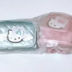 ハローキティ ミニチュアキルトシリーズ 2個セット ブルー ピンク サンリオのサムネイル
