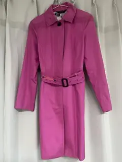 paul smith black label ピンク ベルト付きトレンチコート