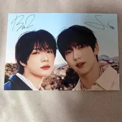 SPUR ソウルシティガイド　TXT スビン&ボムギュ　フォトカード