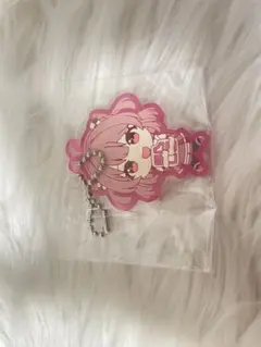 カラフルピーチ　のあ　むぎゅみに　カプセルラバーキンホルダー