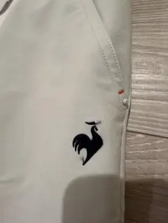 Le Coq Sportif レディース ゴルフパンツ ホワイト スリムフィット