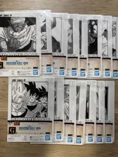 ドラゴンボール　一番くじ　G賞 コミックスクリアファイル　15種セット