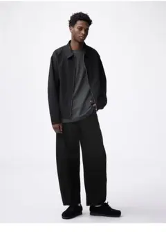 GU バレルレッグジーンズ　ブラック 32inch