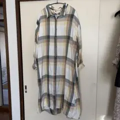 Ray Cassin 長袖シャツワンピース シミあり