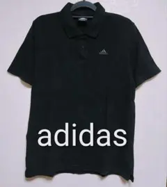 adidas ポロシャツ ブラック Lのサムネイル