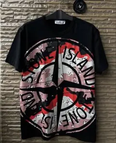 STONE ISLAND グラフィックTシャツ ブラック