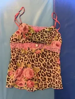 MARS Sugar Gloss ピンク 黒レース ハート キャミソール y2k MARS Sugar Gloss ピンク 黒レース ハート キャミソール y2k