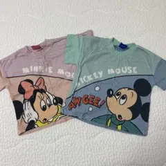 Disney ミッキー ミニー Tシャツ 90cm