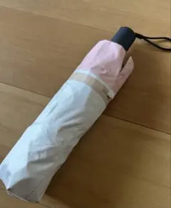 晴雨兼用　折りたたみ傘　日傘　遮光　遮蔽　ピンク　ワンタッチ