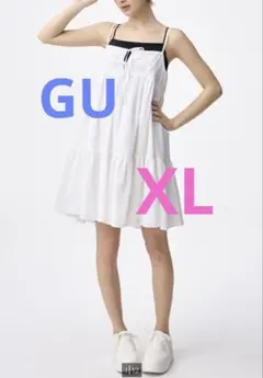 キャミソールチュニックワンピース　XL