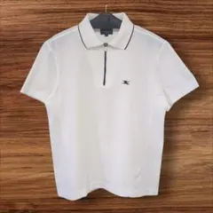 Burberry GOLF メンズオレンジ ハーフジップ ゴルフシャツ Lサイズ
