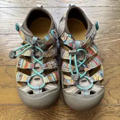 Keen Newport H2 サンダル ブラウン/マルチカラー　22cm