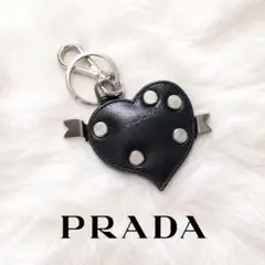 希少✨美品【PRADA】 プラダ キーリング バッグチャーム ミラー付 国内