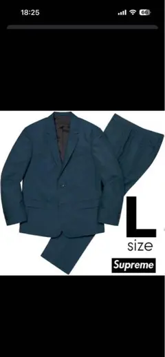 Supreme 19AW Sharkskin Suit blue - メルカリ