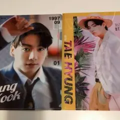 BTS bts クリアファイル クリア フォトカード テテ ジョングク