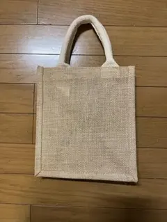 【新品未使用、緑タグ】無印良品 ジュートマイバッグ A6のサムネイル