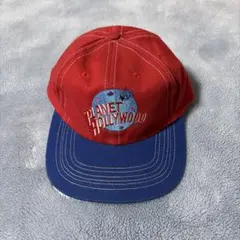 Planet Hollywood キャップ レッド×ブルー