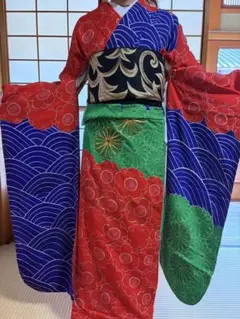 着物 振袖 成人式 やまと レトロ ビンテージ 衣装 さんび フォーマル 