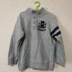 DOUBLE.B グレー トレーナー　110cm