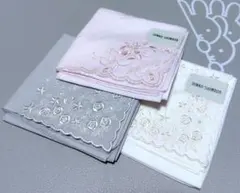 ハンカチ　3枚セット　JUNKO SHIMADA