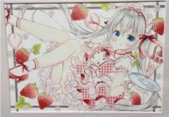 PEACH-PIT特別展抽選会PEACH-PIT直筆色紙原画しゅごキャ - メルカリ
