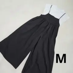 コーエン　白Tシャツ　サロペット　オーバーオール　黒　セットのサムネイル