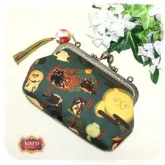 ぽんぽこ♪狸妖怪　❁ むじな菊花唐草❁