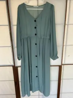 continuier de NICE CLAUPミントグリーン ロングワンピース