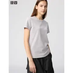 UNIQLO ユニクロ クルーネックT パープル M