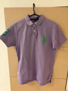 POLO RALPH LAUREN ポロシャツ ビッグポニー ナンバー3 紫