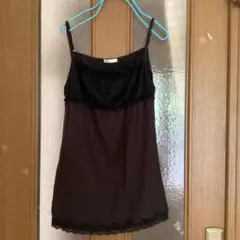 ハニーズ　Comfort basic レースキャミソール ブラックのサムネイル
