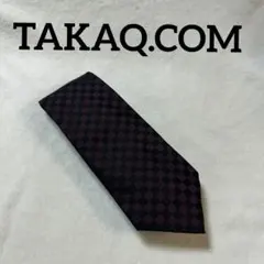 【美品】TAKAQ.COM（タカキュー）ネクタイ シルク100%