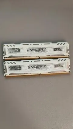 Crucial DDR4 2400 メモリー 4gbx2枚セット