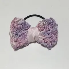 No.1 リボンヘアゴム＊ハンドメイド