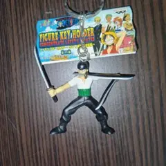 ONE PIECE ロロノア・ゾロ フィギュアキーホルダー 平成レトロ