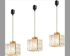 ペンダントライト 北欧 ダクトレール用 ゴールド色 3灯入り 吊り下げライト