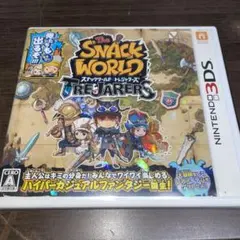 3DSソフト スナックワールド トレジャラーズ 〈箱・説明書付き〉