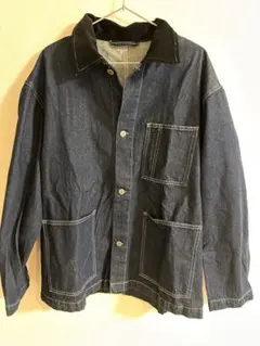 GU デニムジャケット L ダークブルー