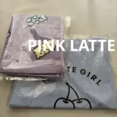 【新品】ピンクラテ PINK LATTE タオルと手提げ型エコバッグセットのサムネイル