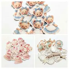 コラージュ 素材シート ダイカット ゆめかわ工房様